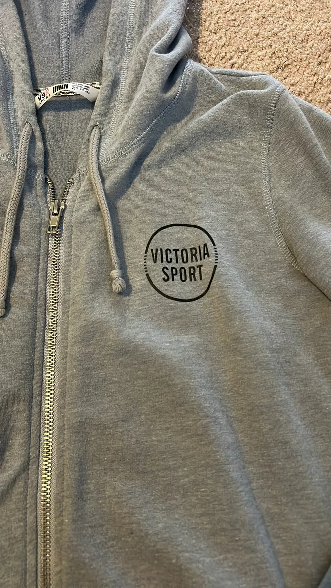 Victoria Sport Blue/gray Zip Up - Image 3