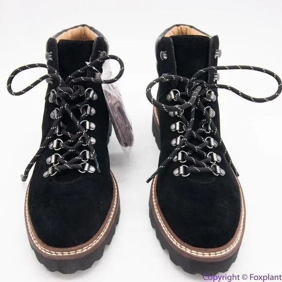 NEW Madewell The Citywalk Lugsole Hiker Boot in Leather, True black‎ 8 - Image 3