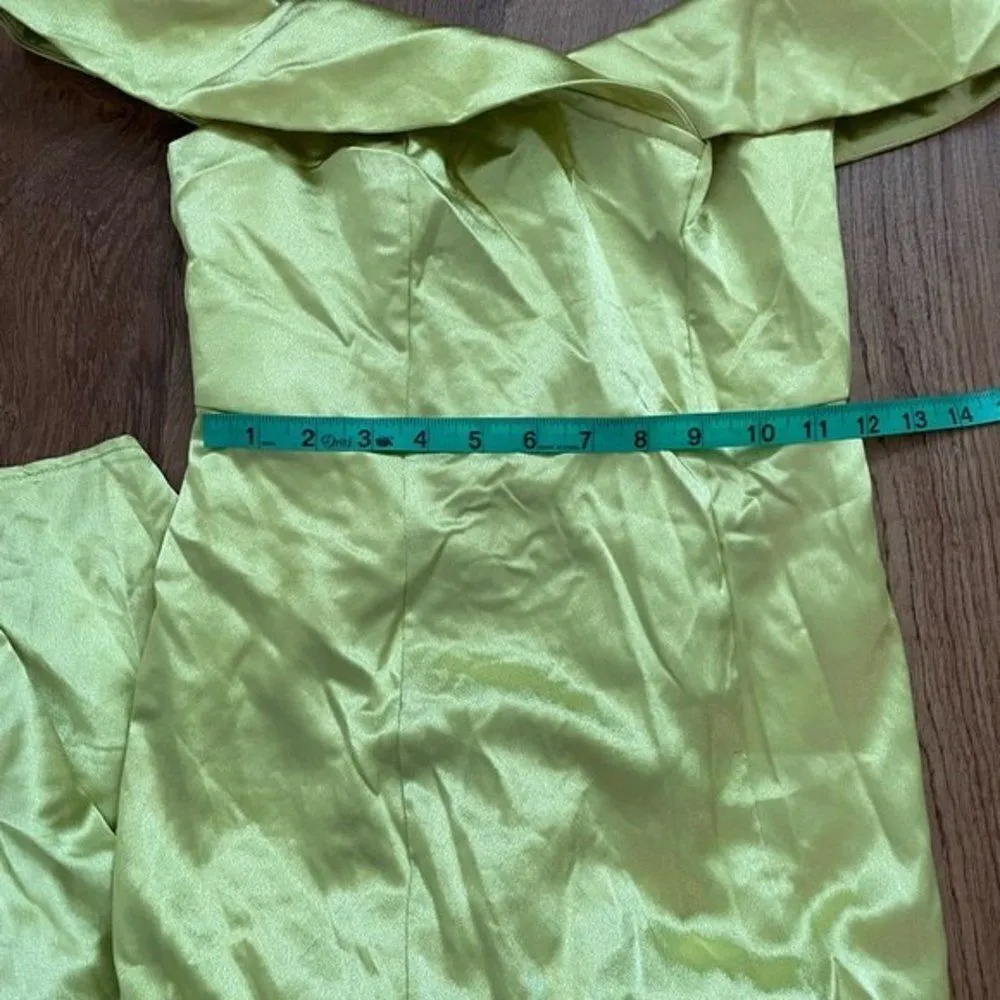 Dolly & Delicious Fishtail Maxi Dress Sz 6 Formal Prom Green - Image 8