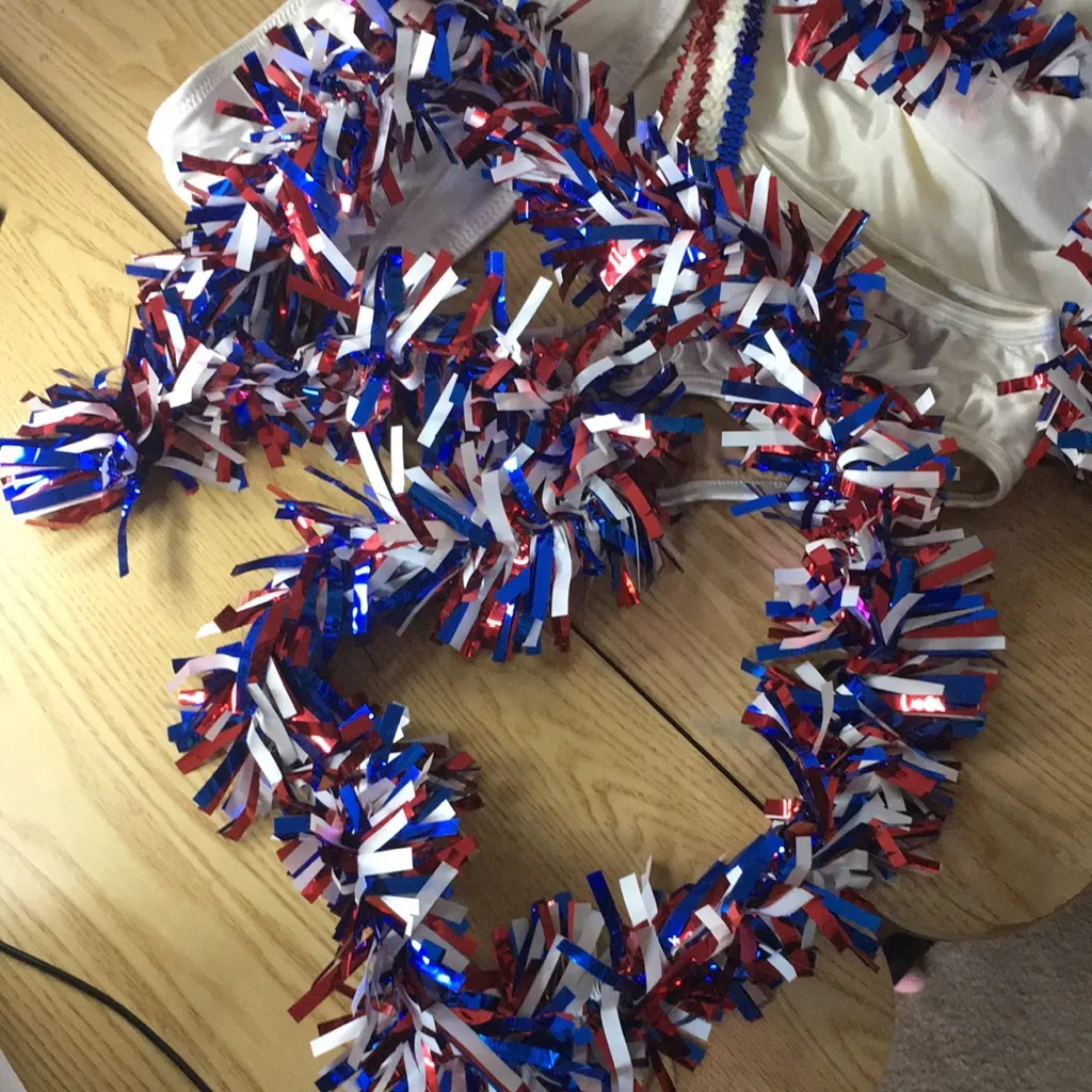 4pc Patriotic Skirt Tube top Bikini Bottoms Medium Red Size undefined - Image 13