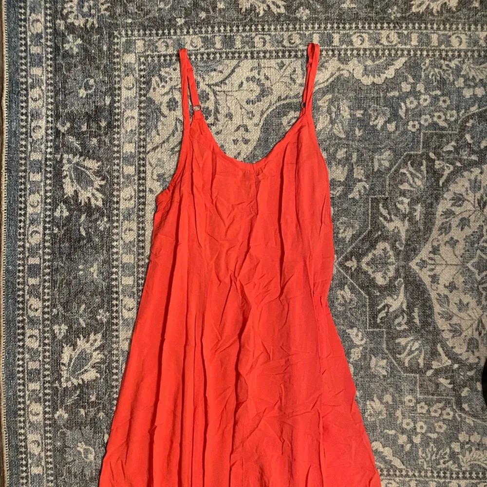 Torrid‎ 1X Pink Maxi Sundress Flowy Challis Trapeze Boho Casual Summer Dress - Image 8