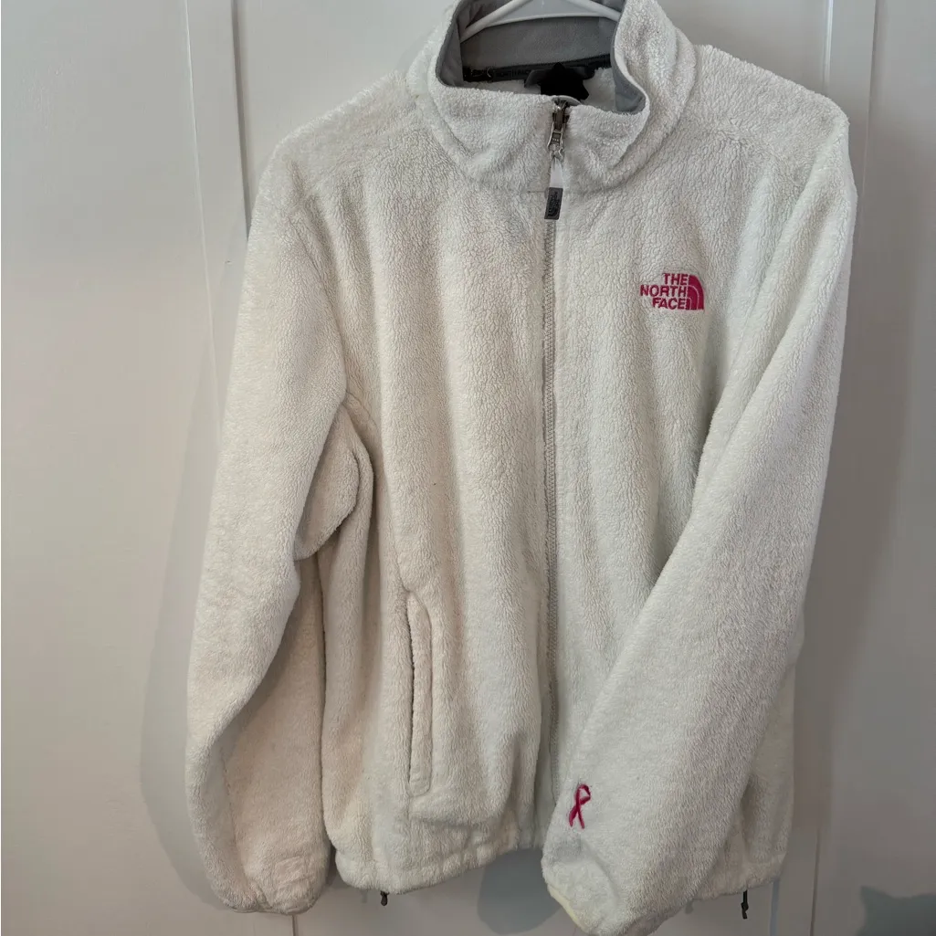 The North Face Osito 2 Pink Ribbon Breast Cancer Awareness Fleece Jacket - Image 2