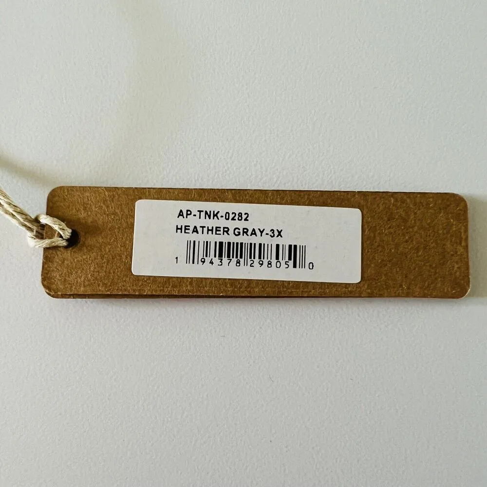 SKIMS Heather Grey Ribbed Soft Lounge Tank Top - 3X - Image 6