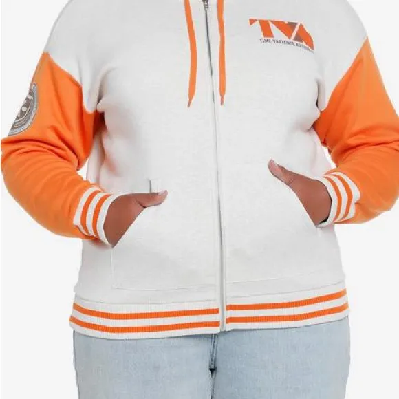 Her Universe Marvel Loki Miss Minutes TVA Varsity  Hoodie jacket  Size XL - Image 2