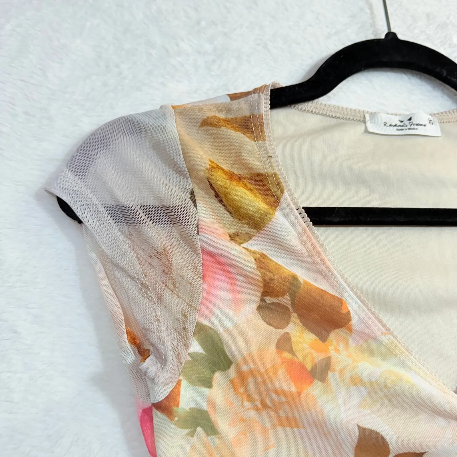 Y2K Rebellious Dreamer XS Babydoll Crop Top V - Image 2