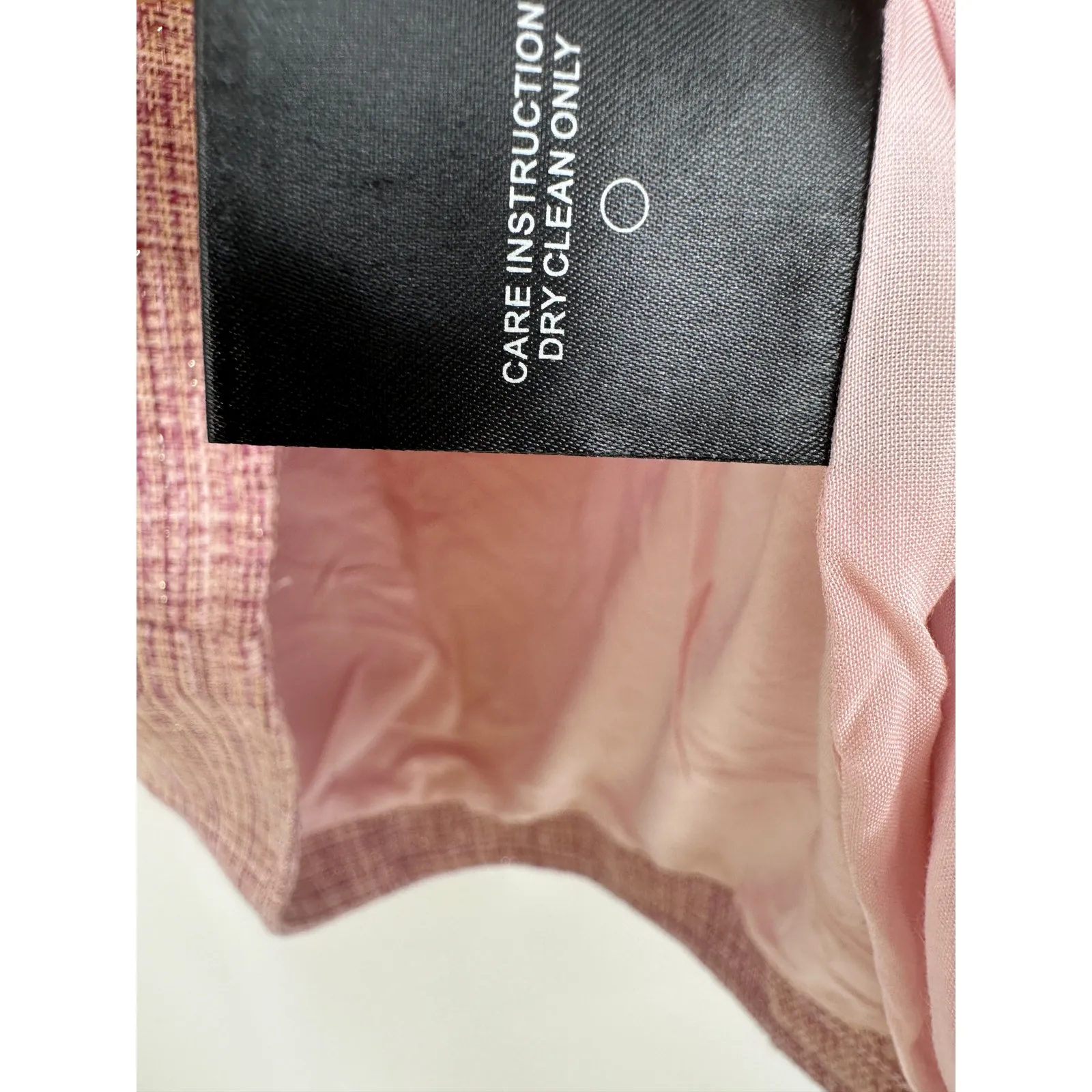 Majorelle Ariah Pink Tweed Button Front Mini Skirt Womens Size Medium - Image 8