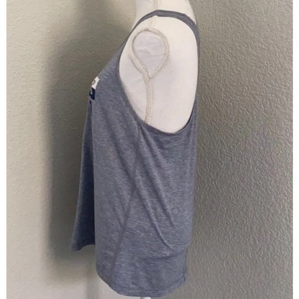 Fly Wheel “Never Coast” Racerback Tank Size Medium Blue - Image 7