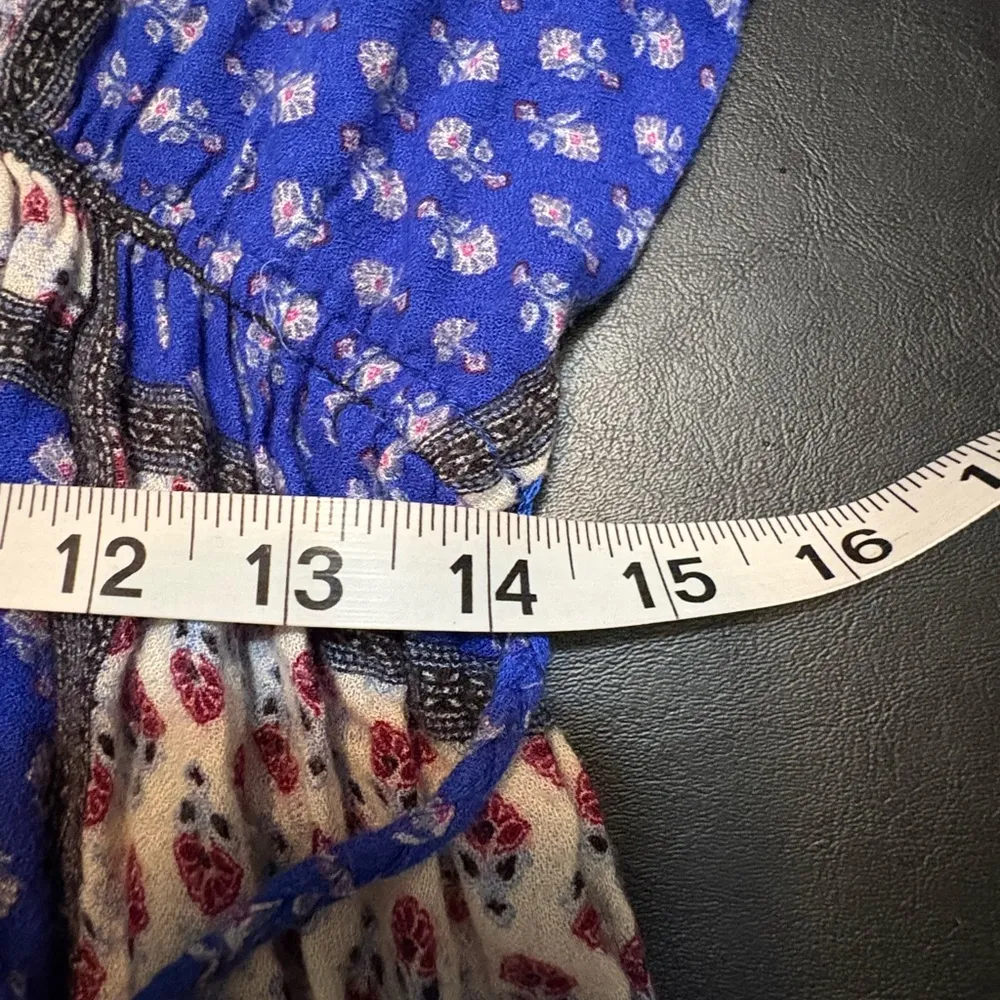 American Eagle Boho patchwork dress size M Very Soft! - Image 13