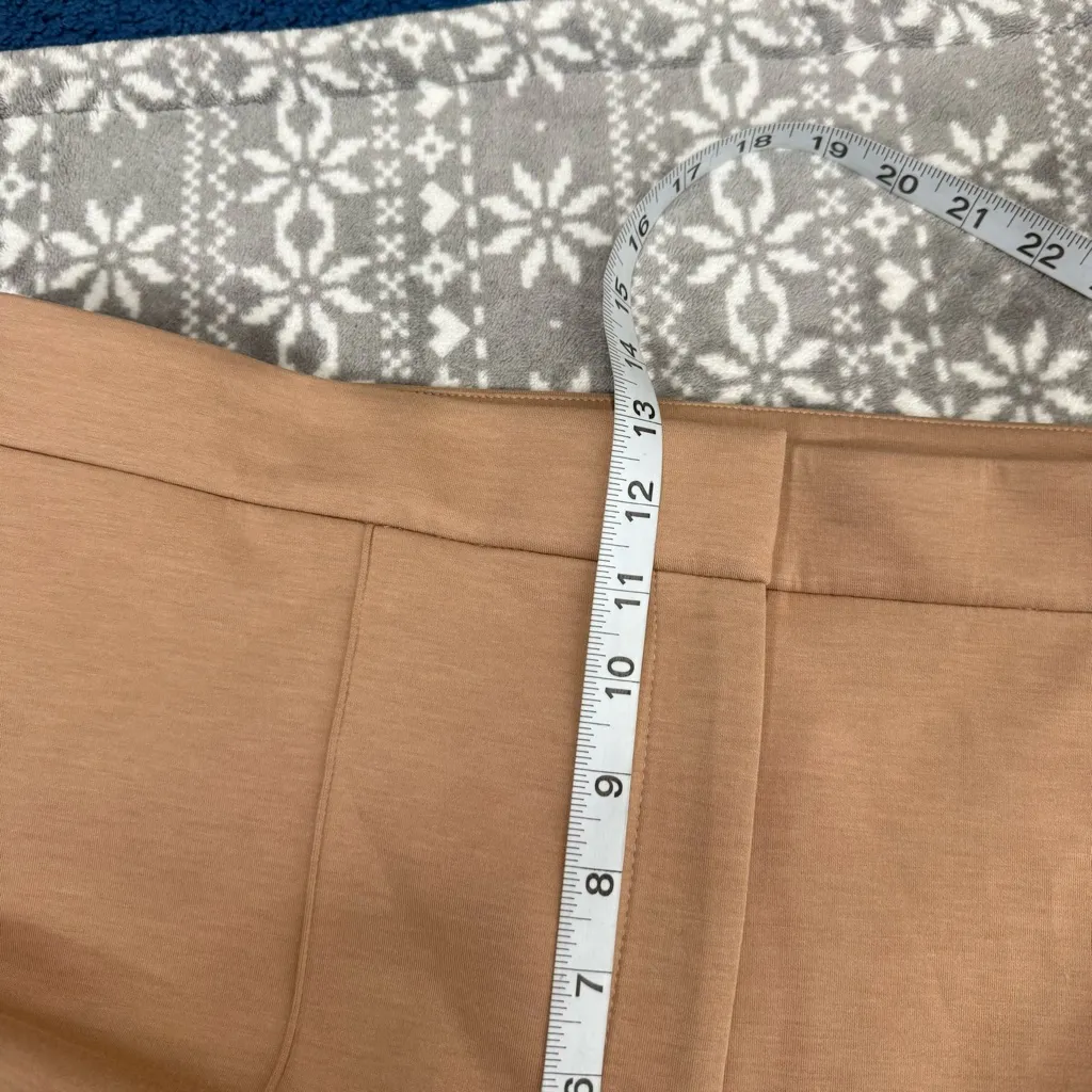 NWOT Ann Taylor The Straight Pant in Double Knit Natural‎ Caramel Size 18 - Image 10