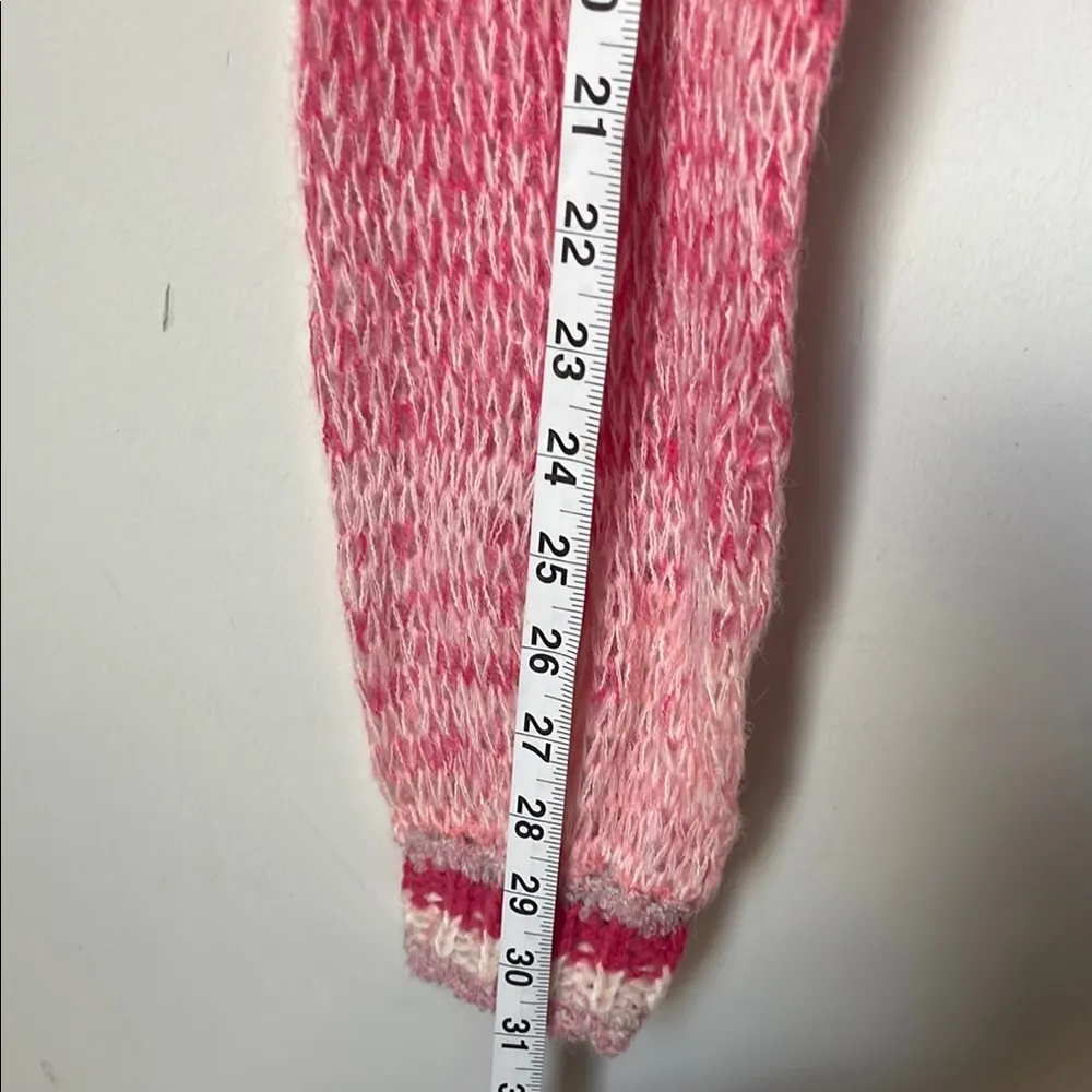 Kimchi blue knit sweater Cropped Length Colorful Women's Pink Sweater Sz Small♦️ - Image 9