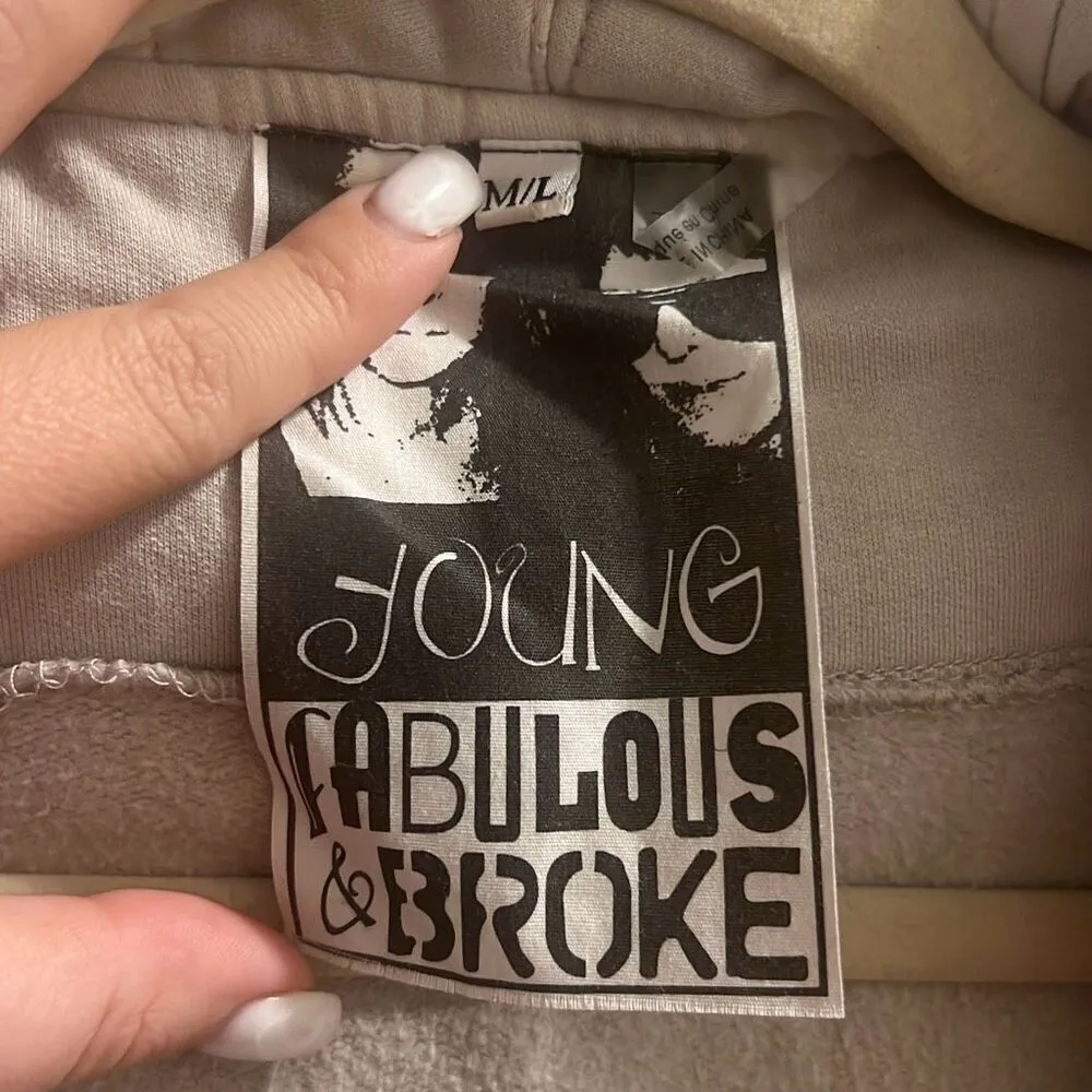 ✨Young Fabulous & Broke Sandrine M/L Cream Coat✨ - Image 5