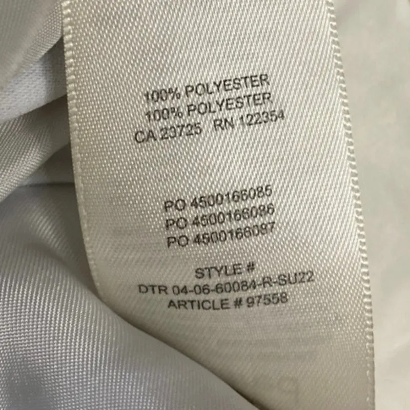 Aritzia Wilfred Women's White Pleated Baggy Wide Leg Trousers Pants Size 2 - Image 5