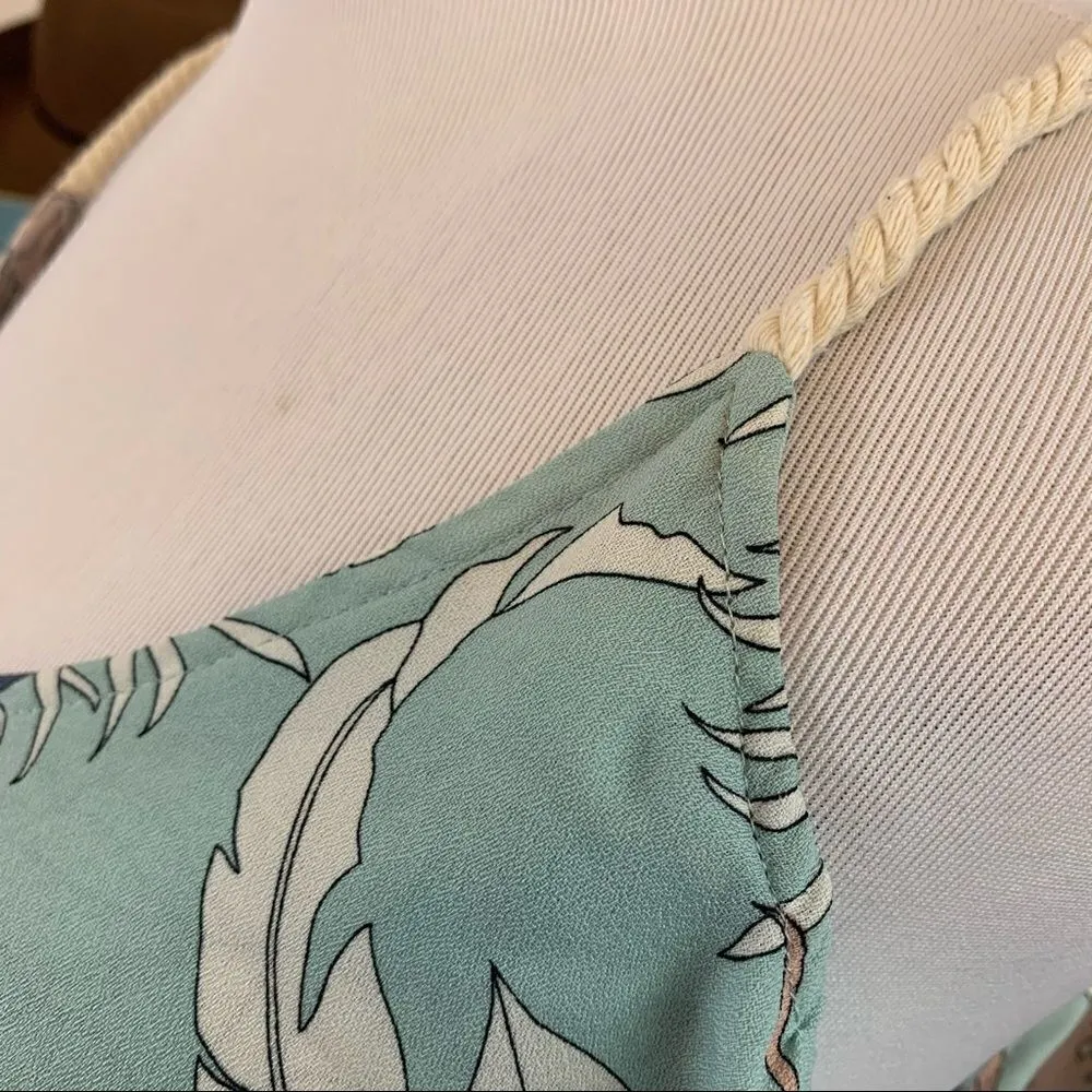 Audrey 3+1 floral flutter cold shoulder dress - Image 8