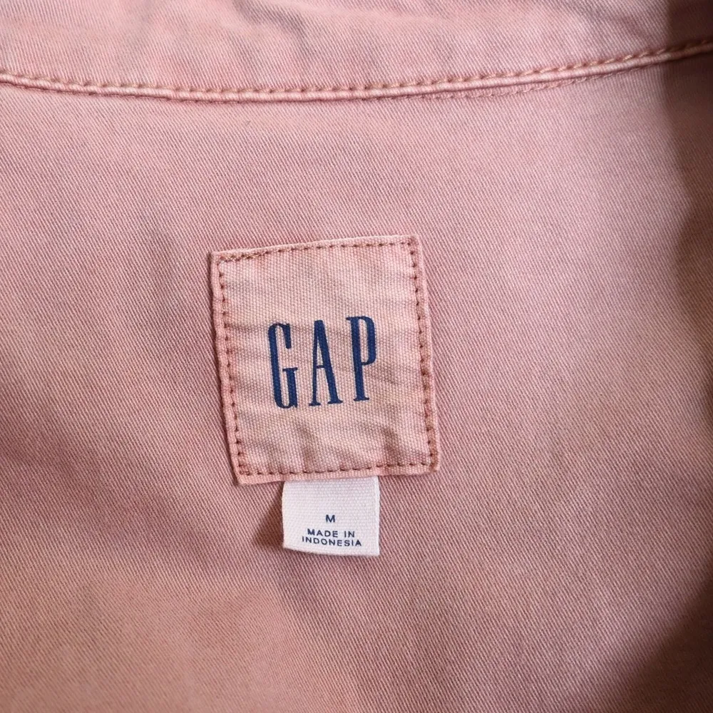 GAP Womens M Dusty Pink Core Shirt Jacket Shacket - Image 8