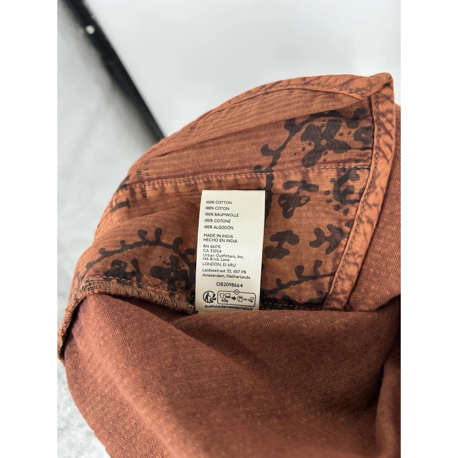 Free People Silver Springs Cord Mini Skirt Corduroy We The Free Brown Size 30 - Image 5