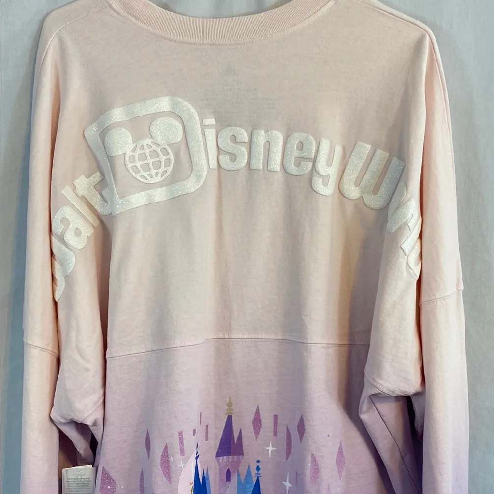 Disney women’s XL Pink and Purple spirit jersey ombré NWT - Image 5