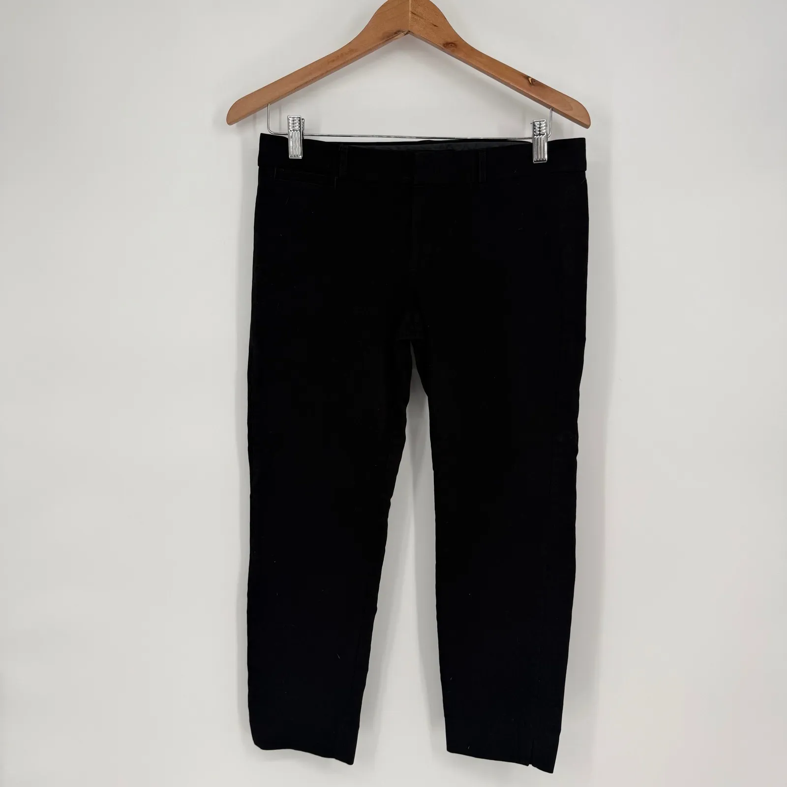 Banana Republic Sloan Pants Black Petite 8P Stretch Career Casual - Image 2