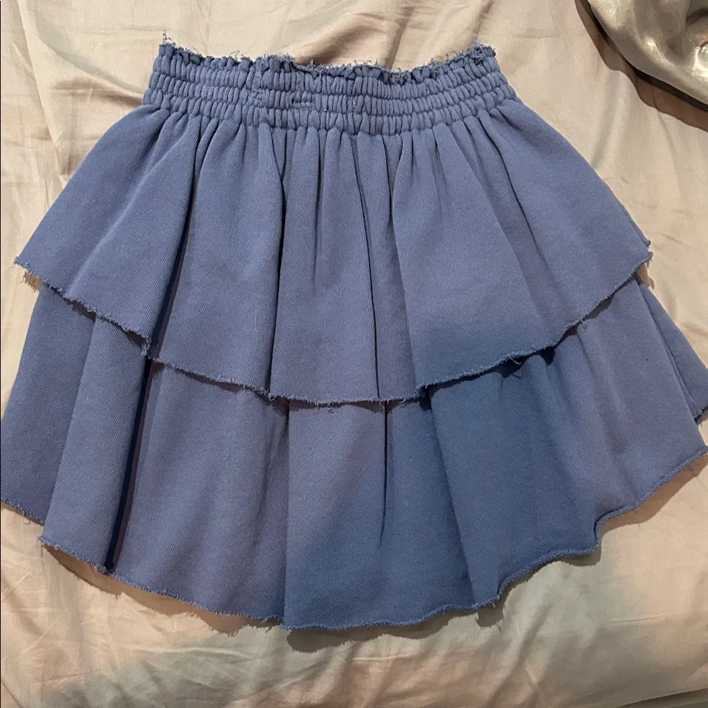 Aerie Women’s blue layered mini skirt - Image 2
