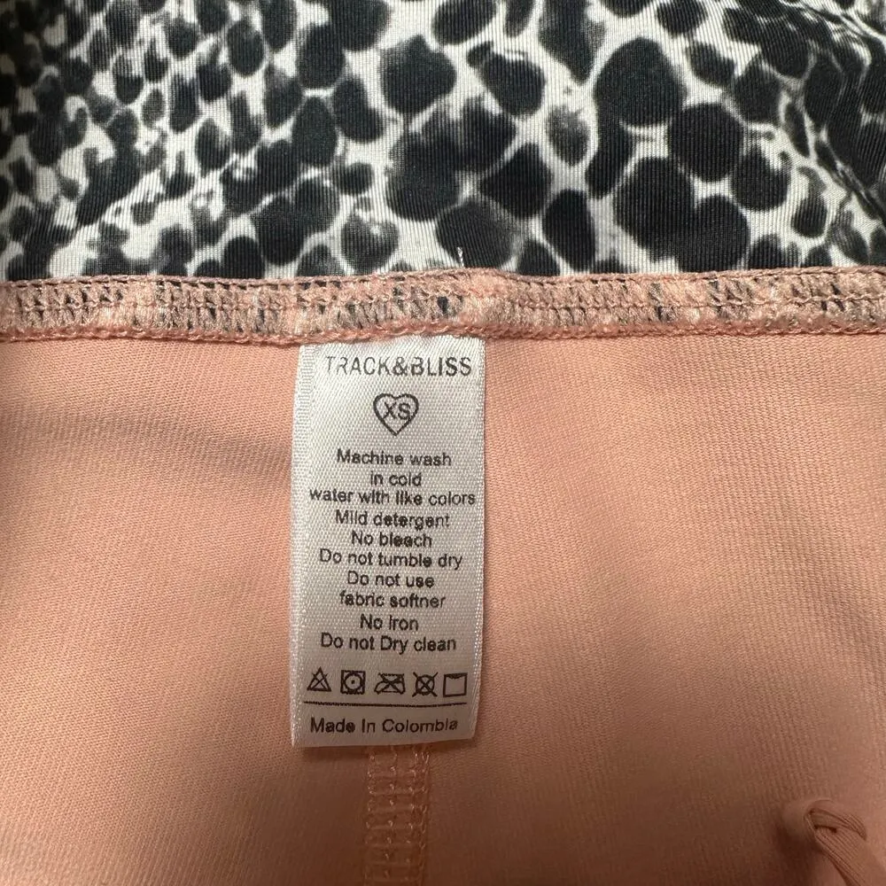 Track & Bliss Cloud Nine Leggings Bubble Gum Pink NEW Size XS - Image 4