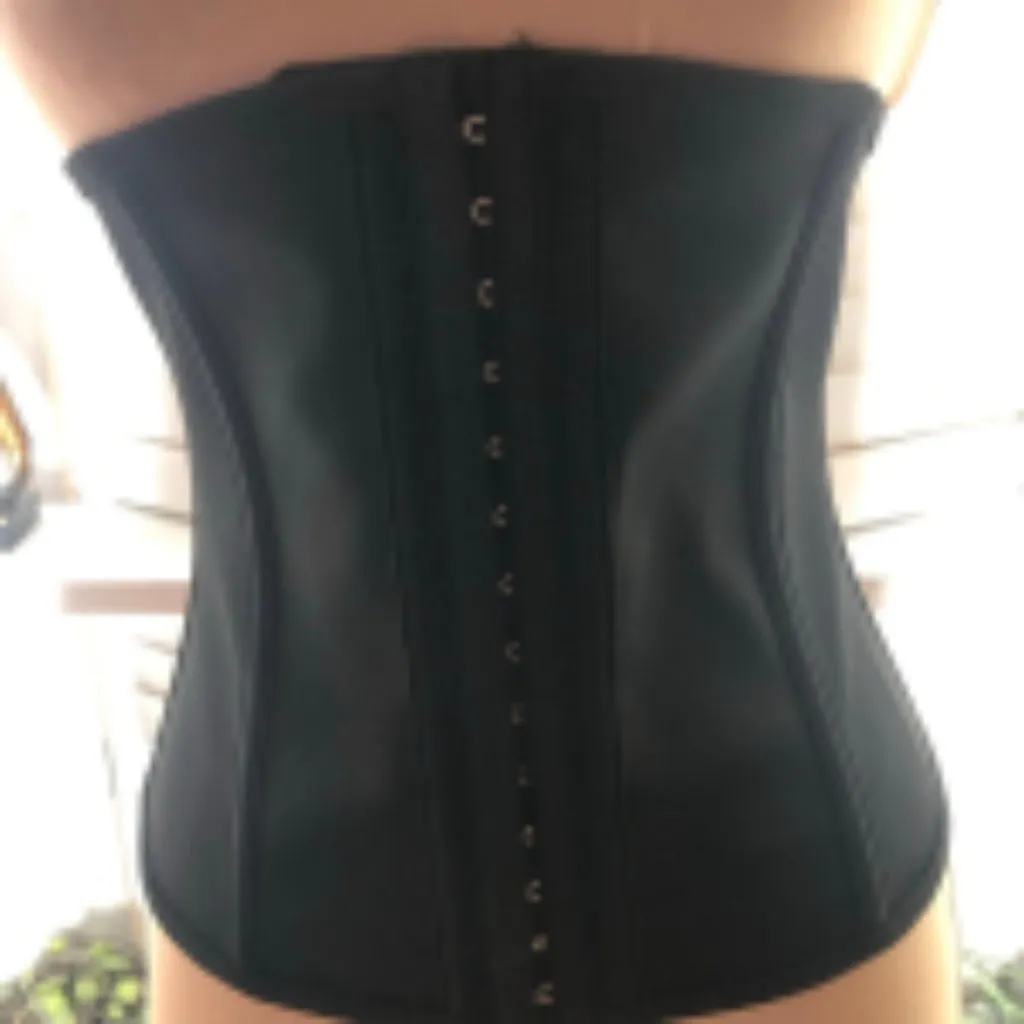 NWOT Underbust Corset Waist Trainer Belt Renaissance Gothic Inspired Black sz M Size M - Image 7