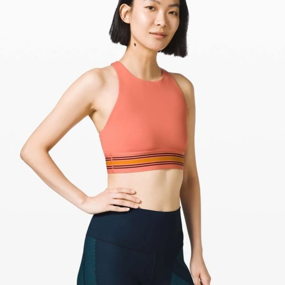 Lululemon x‎ Roksanda My Element Bra in Rustic Coral Garnet Fools Gold Size 2 - Image 11