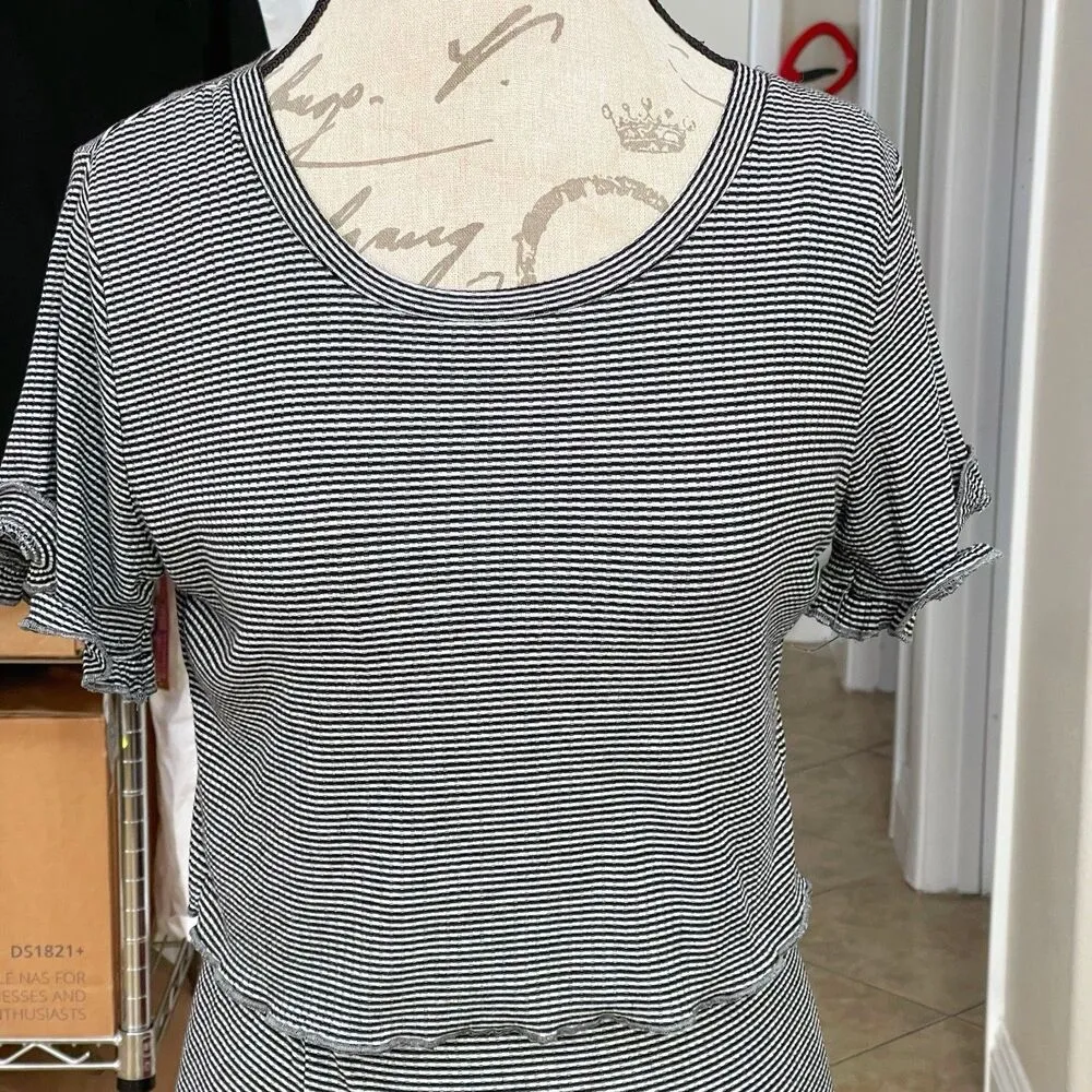 Motherhood Maternity Womens Dress Sz Medium Two Piece Nursing Parisian Modern - Image 10