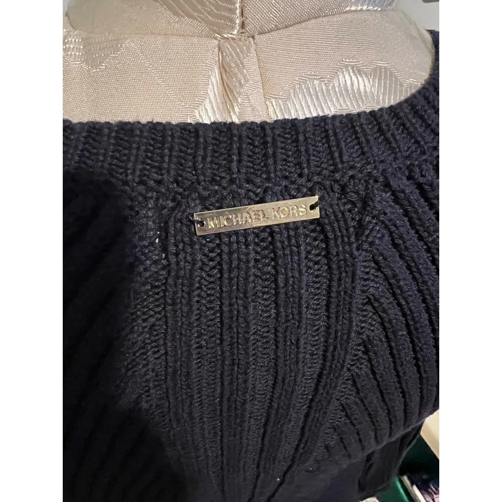 Michael Kors Long Sleeve Studded Crewneck Sweater Medium - Image 5