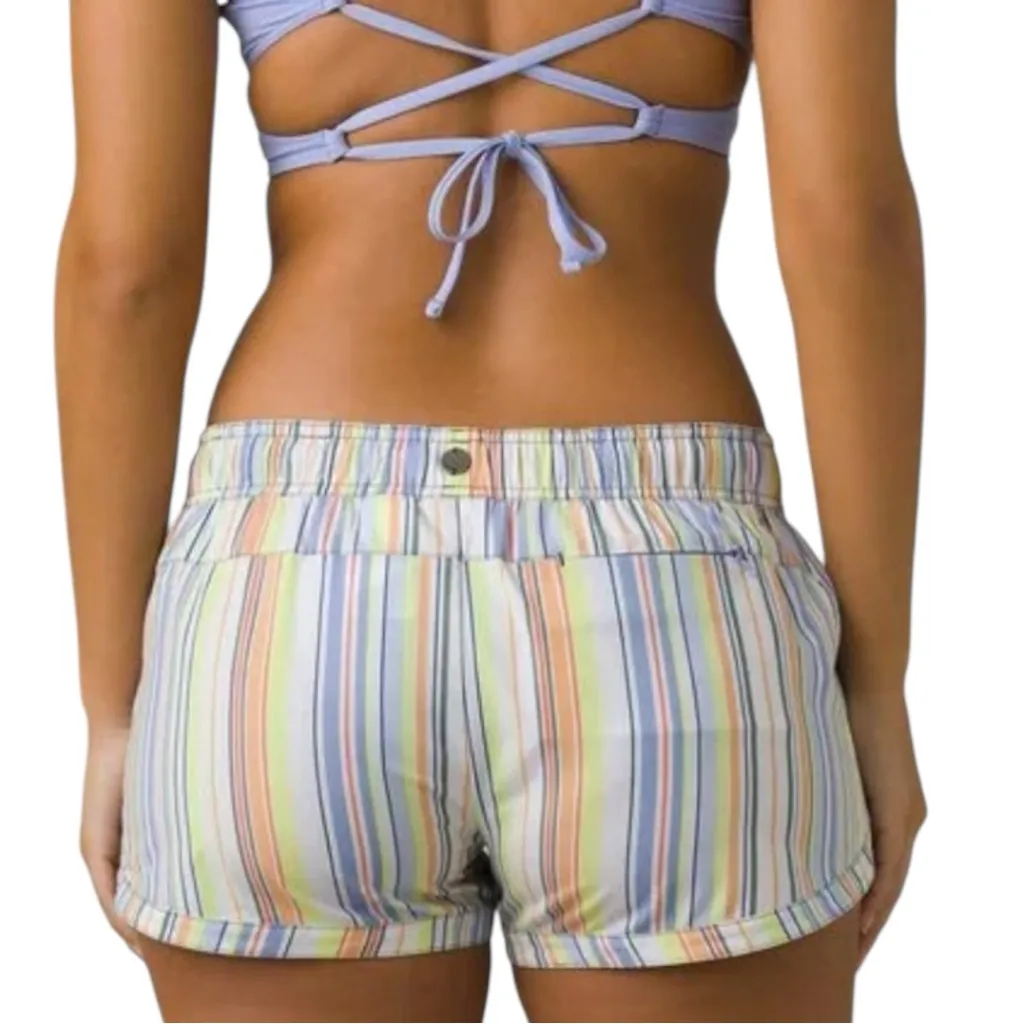 PrAna Pastel Multi Stripe Mariya Beach Shorts size Small - Image 2