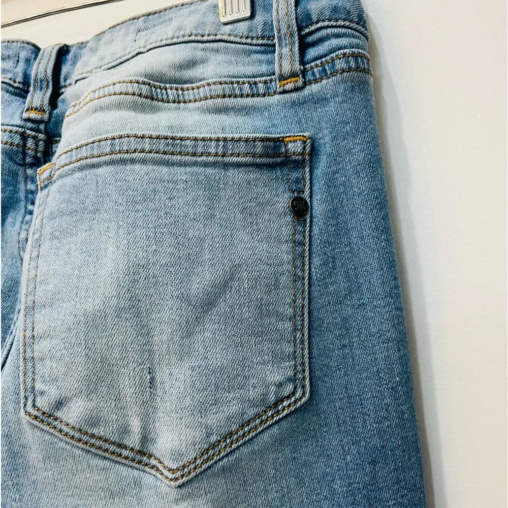 Miss Me High Rise Distressed Star Printed Mom Jeans Rise ankle skinny 29 - Image 7