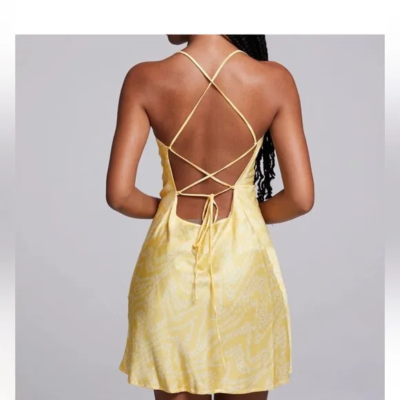 Chaser - Positano Slip Dress Lemon Zest yellow - Size Small NEW WITH TAGS - Image 2