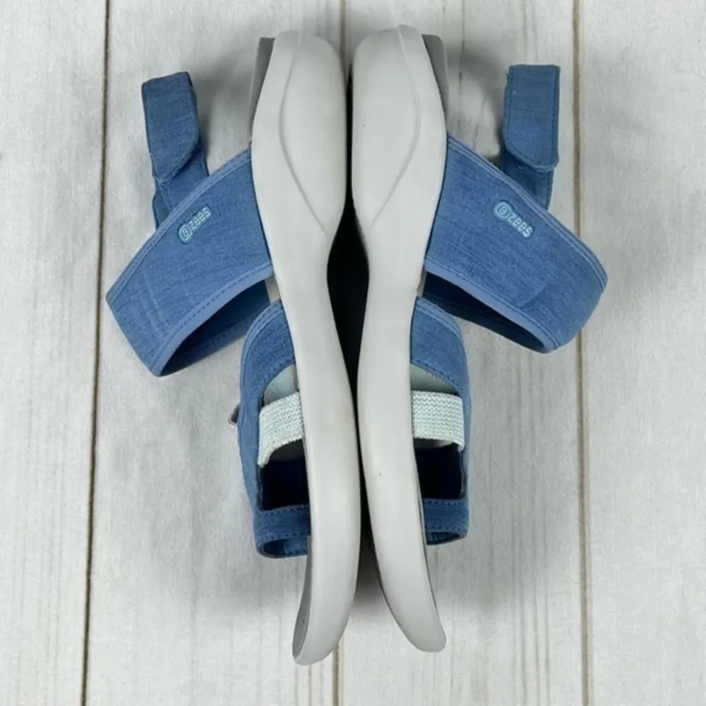 Bzees Carnival Washable Sandal blue size 10 - Image 7