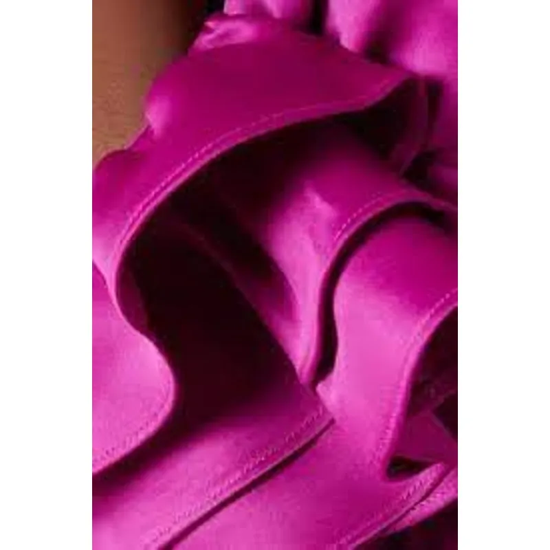 Yaura Fiyin Ruffle Mini Dress‎ Size XXL Pink - Image 3