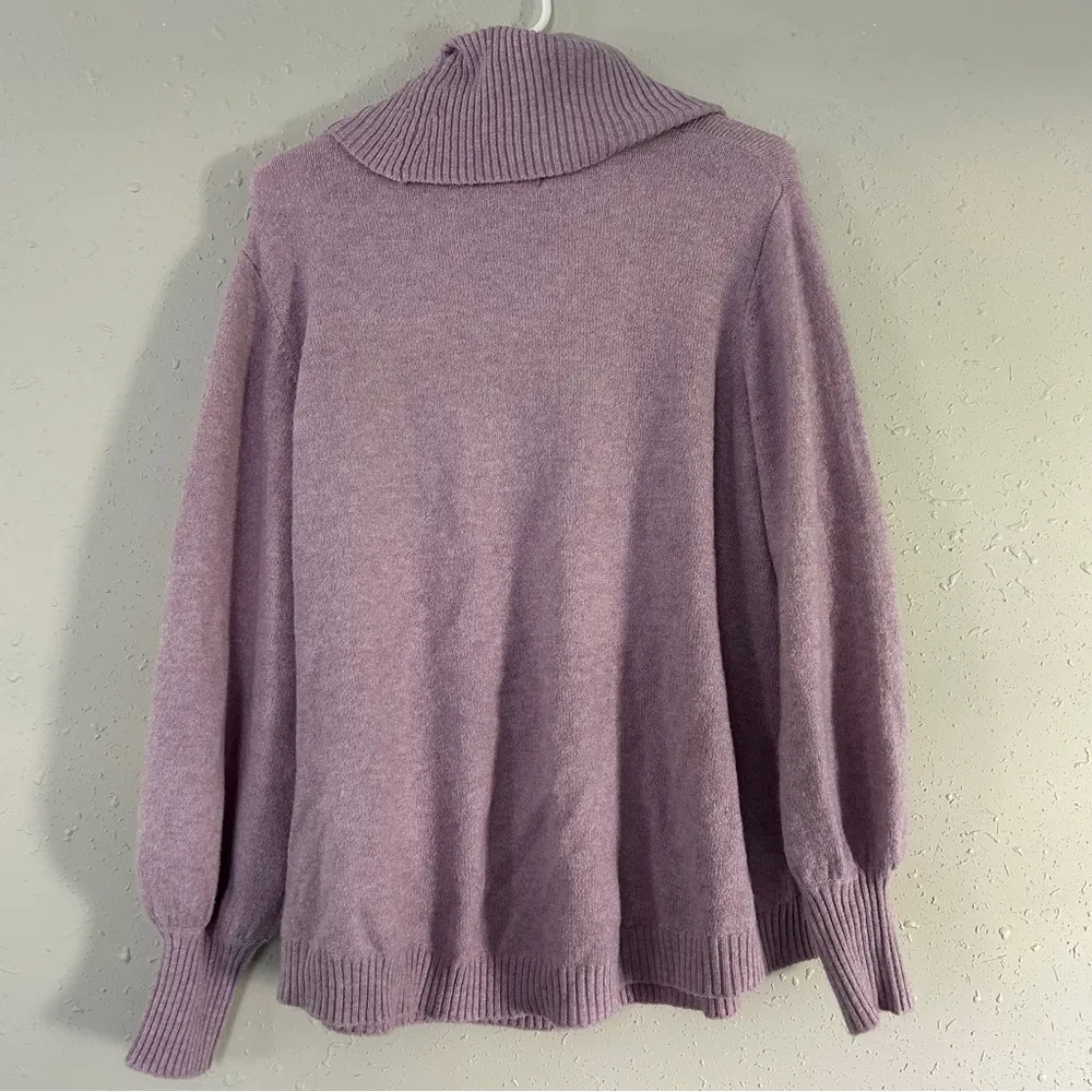 Philosophy Purple Turtleneck Comfy Soft Pastel 2X - Image 4