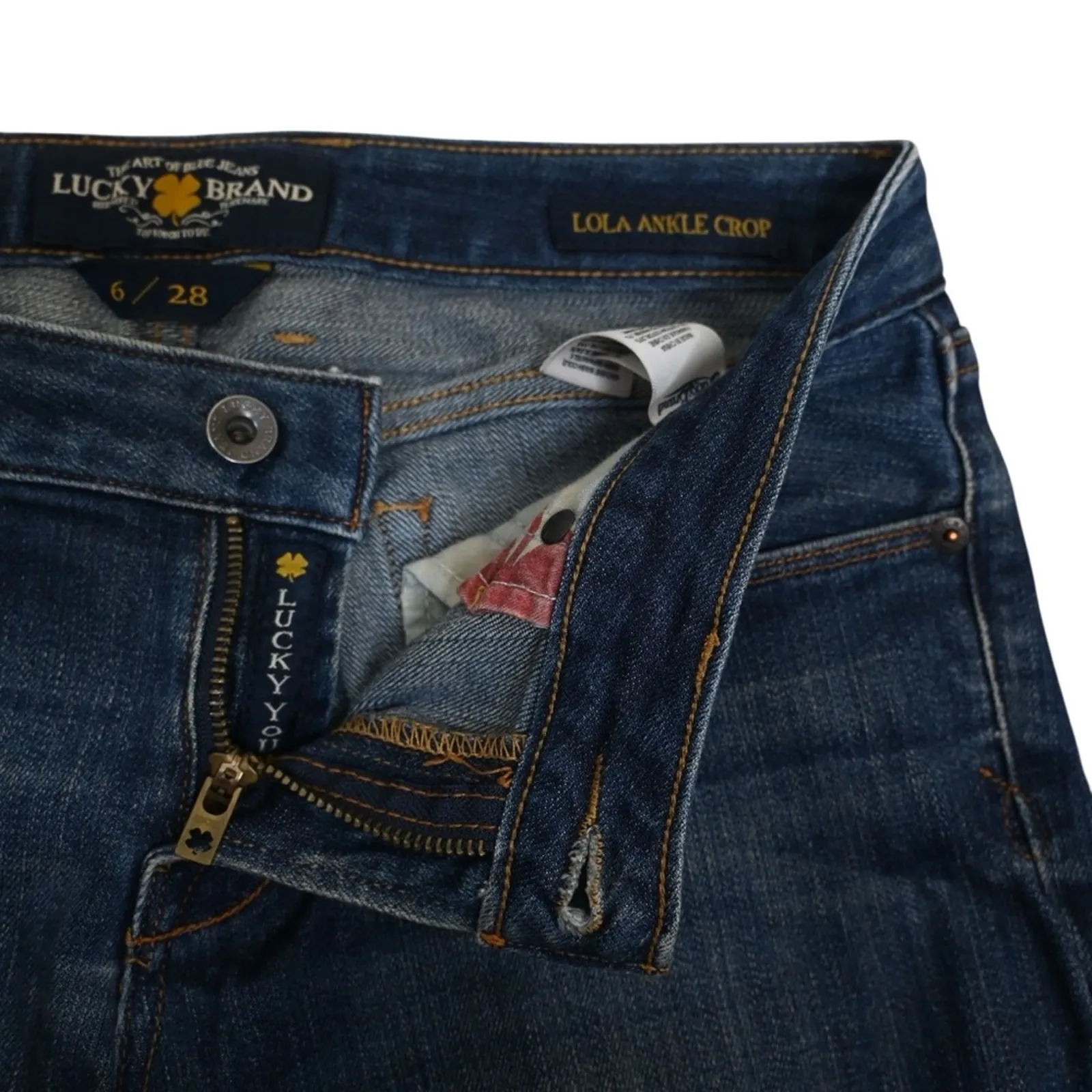 Lucky Brand Womens 6/28 Lola Ankle Crop Jeans - Image 8