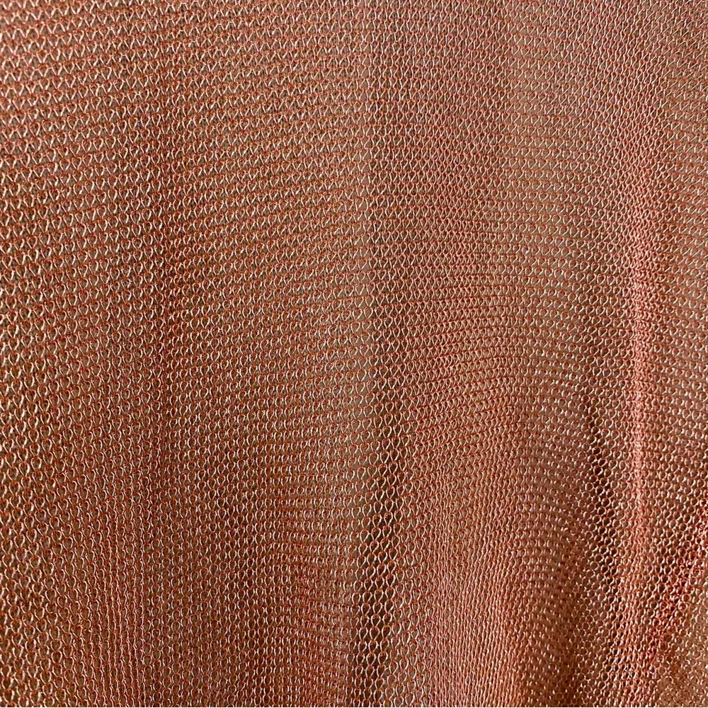 NEW Jcrew mesh knit pink metallic sweater - Image 4