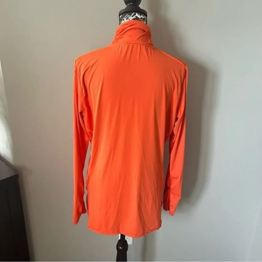 Title Nine Paradigm Orange Long Sleeve Athletic Top Womens XL - Image 6