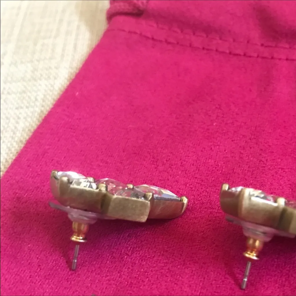 Silpada  Crystal Clear Pierced Earrings Crystal - Image 2