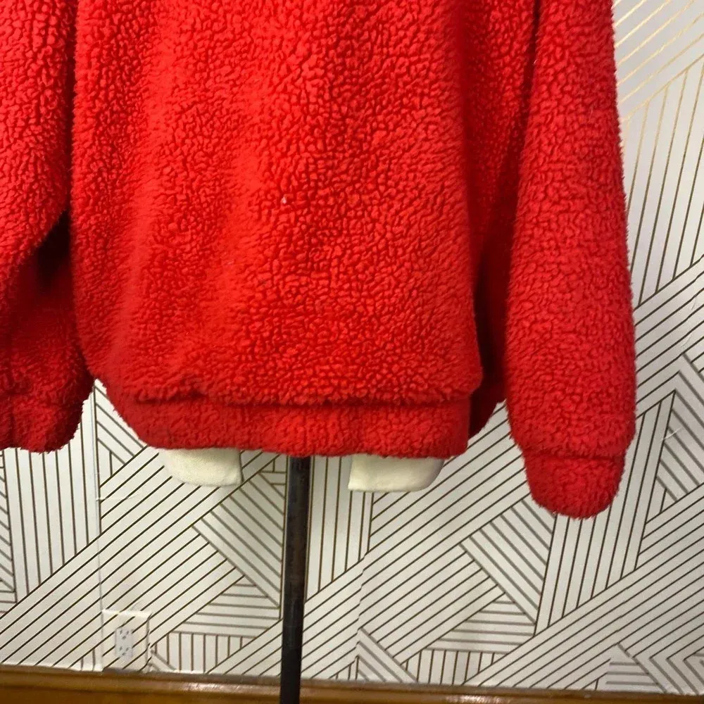 I.AM.GIA‎ Pixie Teddy Coat Red Sherpa Fleece - Image 11