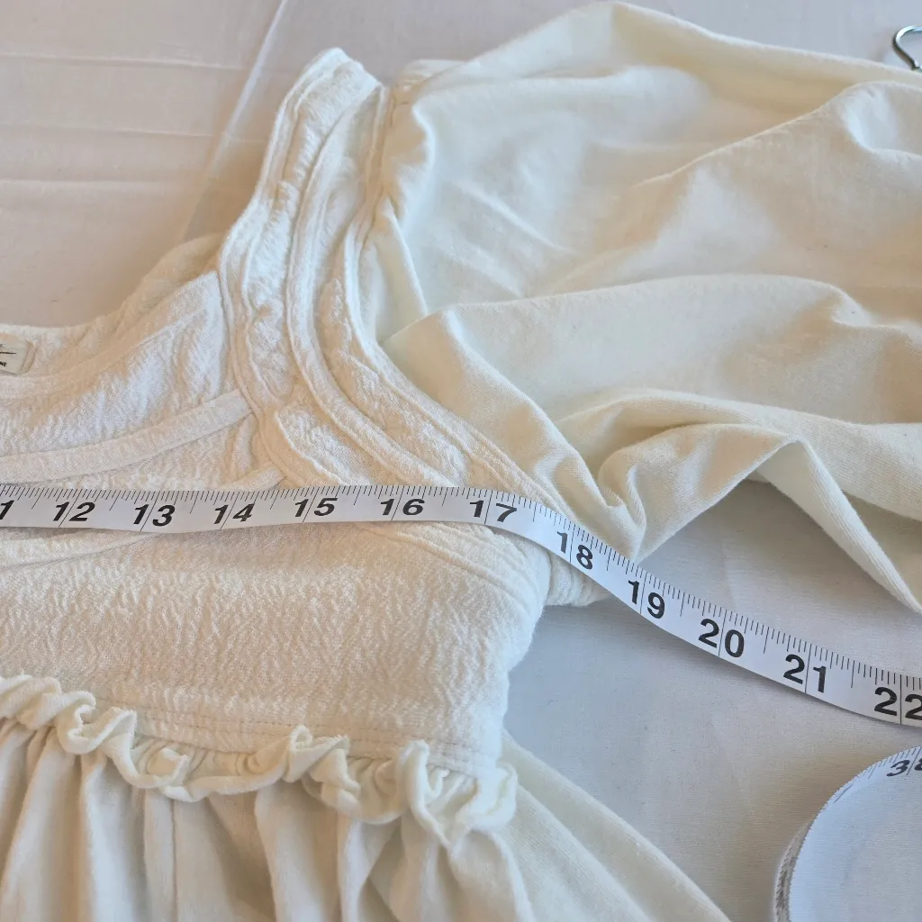 Free People  Shelly Boho Cottagecore Top Size Small - Image 13