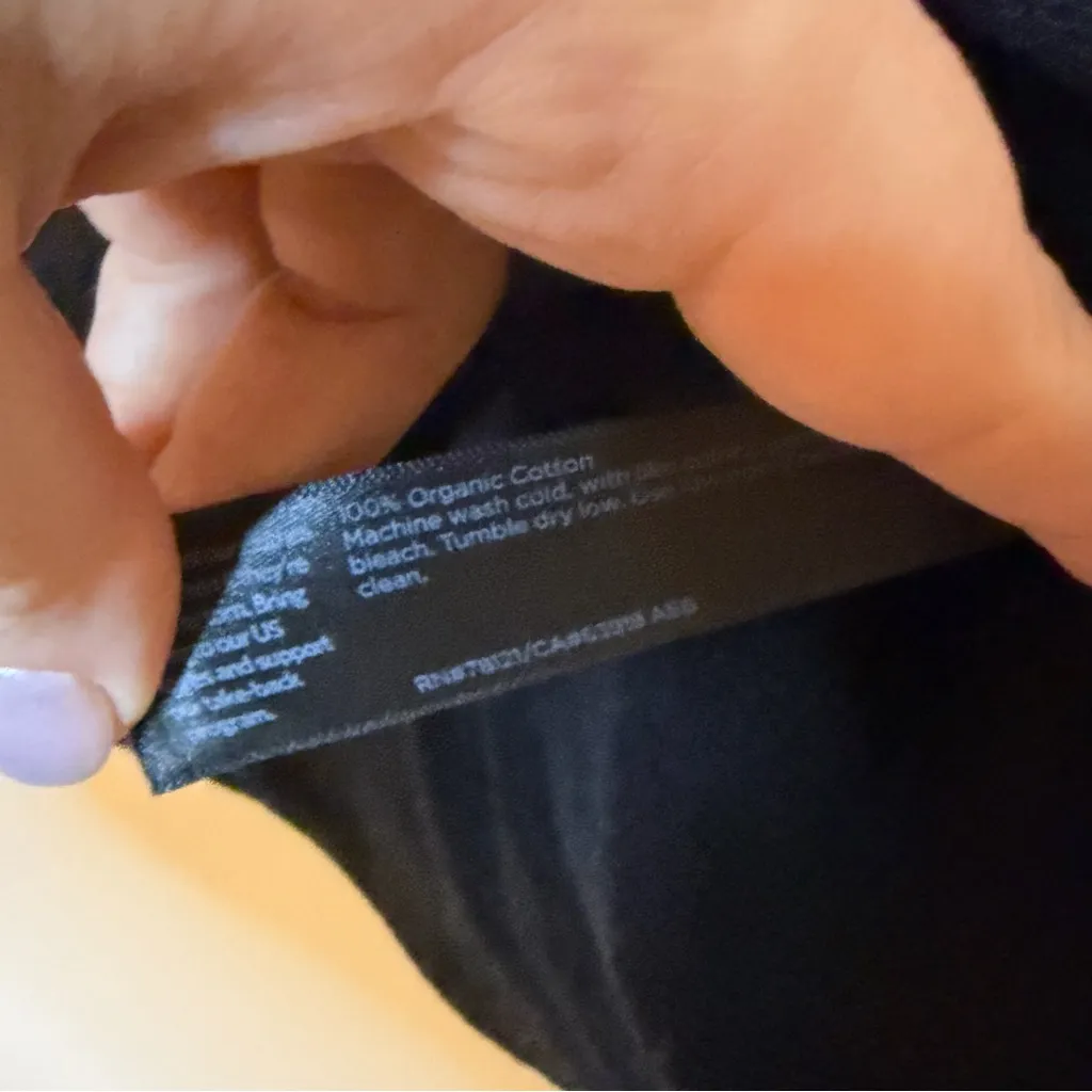 Eileen Fisher Organic Cotton French Terry Crew Neck Top large - Image 7