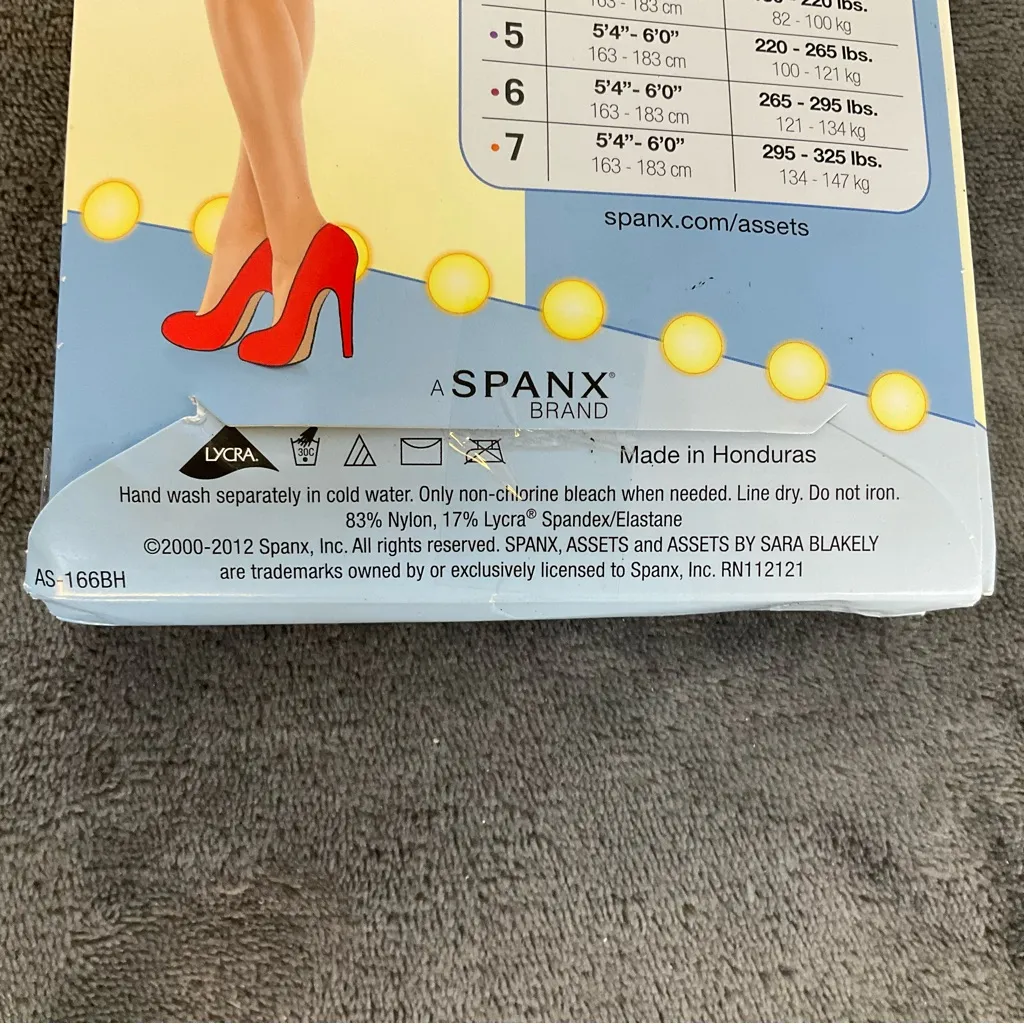 Spanx‎ Assets by Sara Blakely Hi-Waist Mid-Thigh Shaper Size 5 Nude New - Image 5