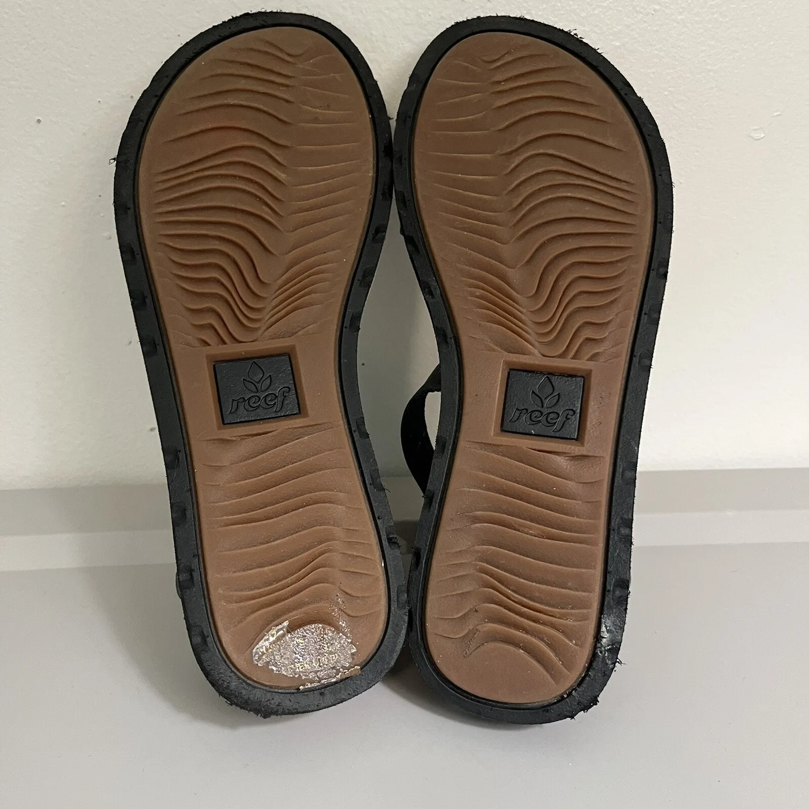 REEF Voyage Hi Womens Flat Sandals Gladiator Gray‎ Faux Leather Sz EU 37.5, US 7 - Image 5