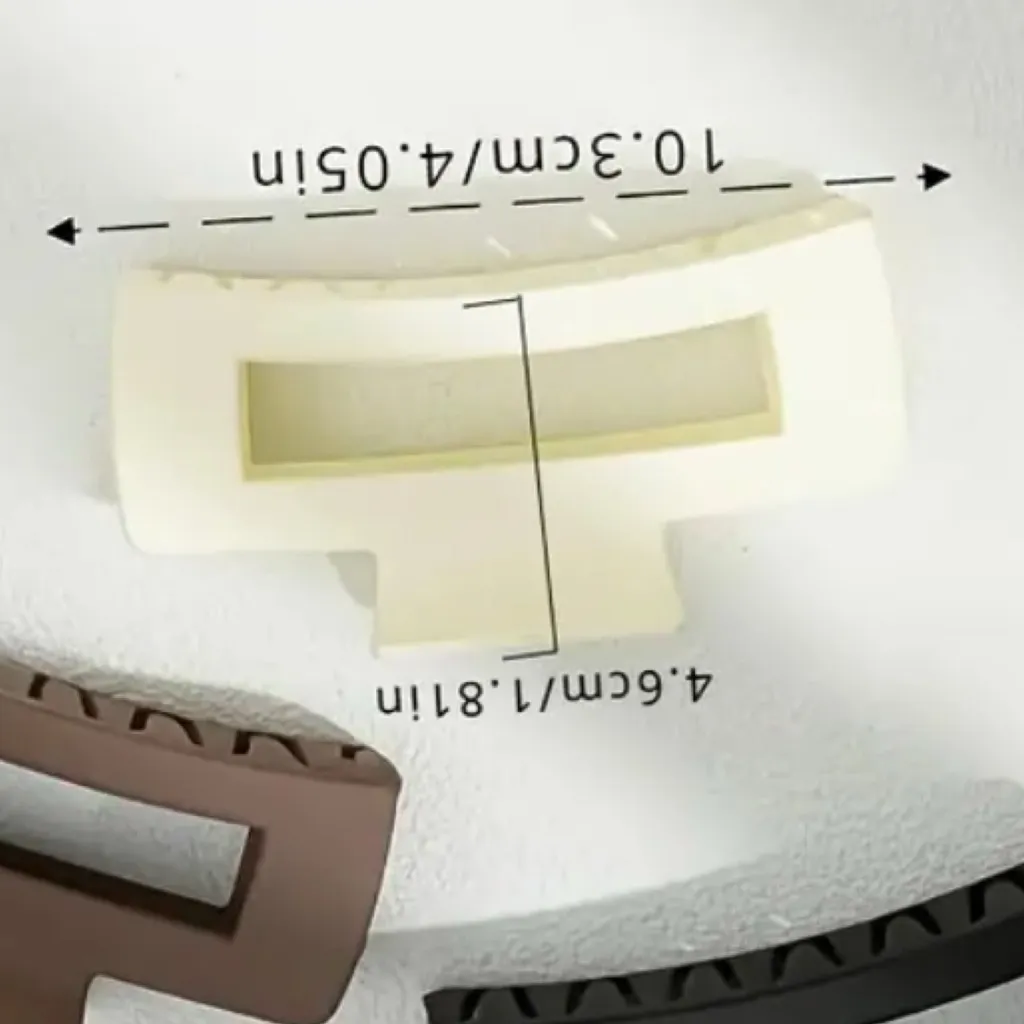 Large 4” Hair Clip Set Black - Image 5