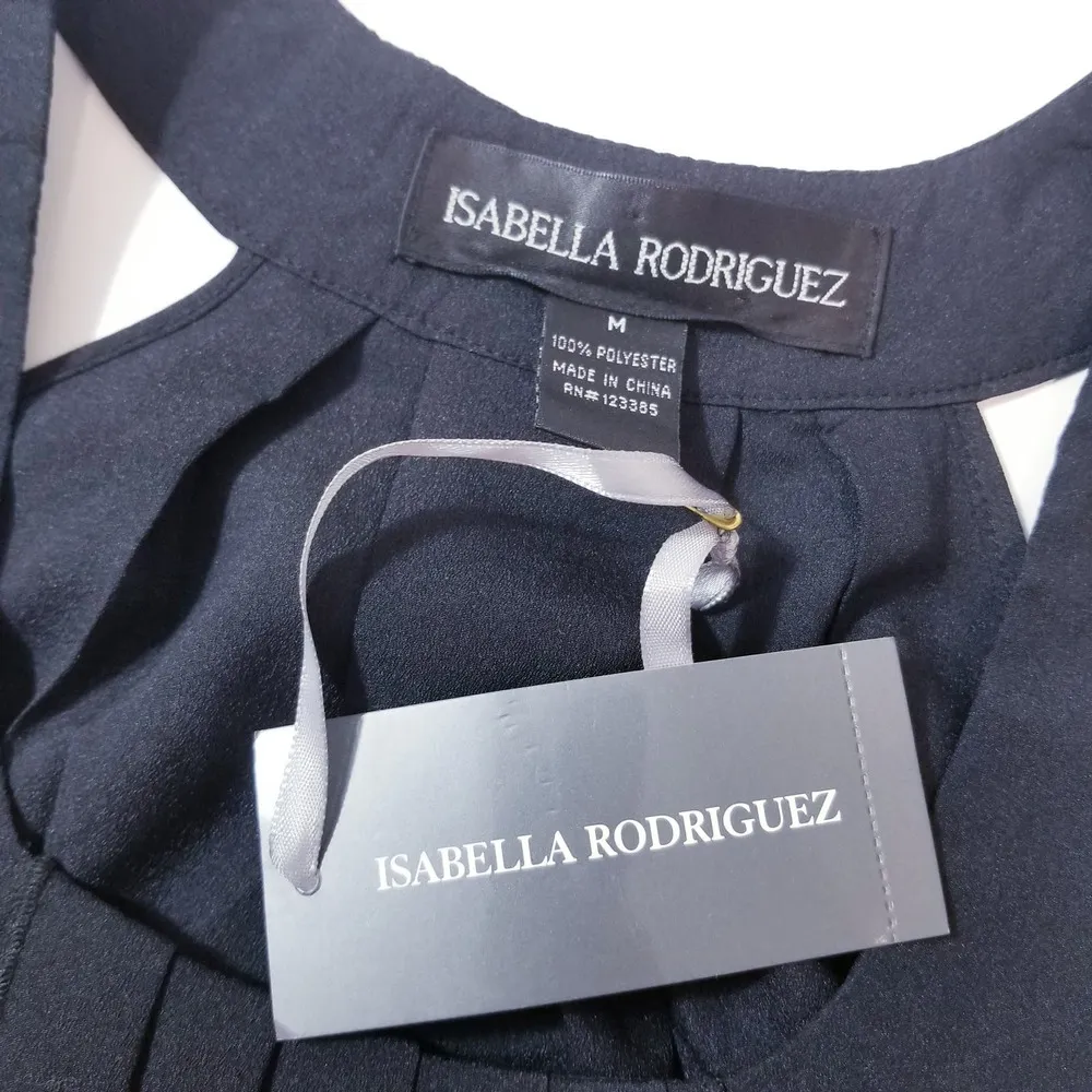 Isabella Rodriguez Black Blouse - Image 3