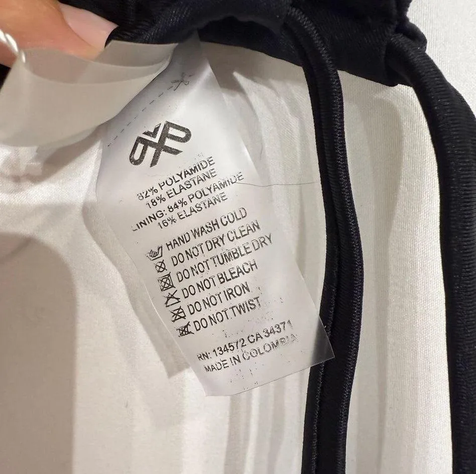 PQ Swim Black Gwen Chain Bikini Top Sz S NWT - Image 6