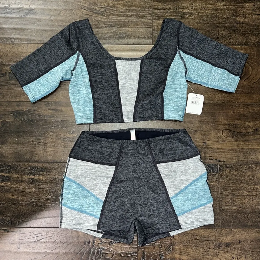 NWT FP Movement Charcoal Heather 2-Piece Set - Image 3
