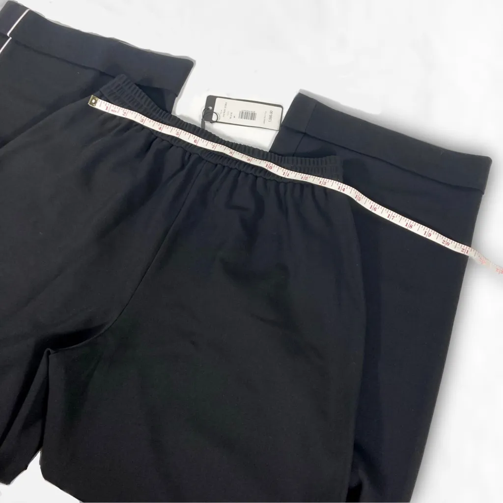 Dolce & Gabbana Kim Kardashian Straight Wool Pants Black Size EU40 Piping Runway - Image 10