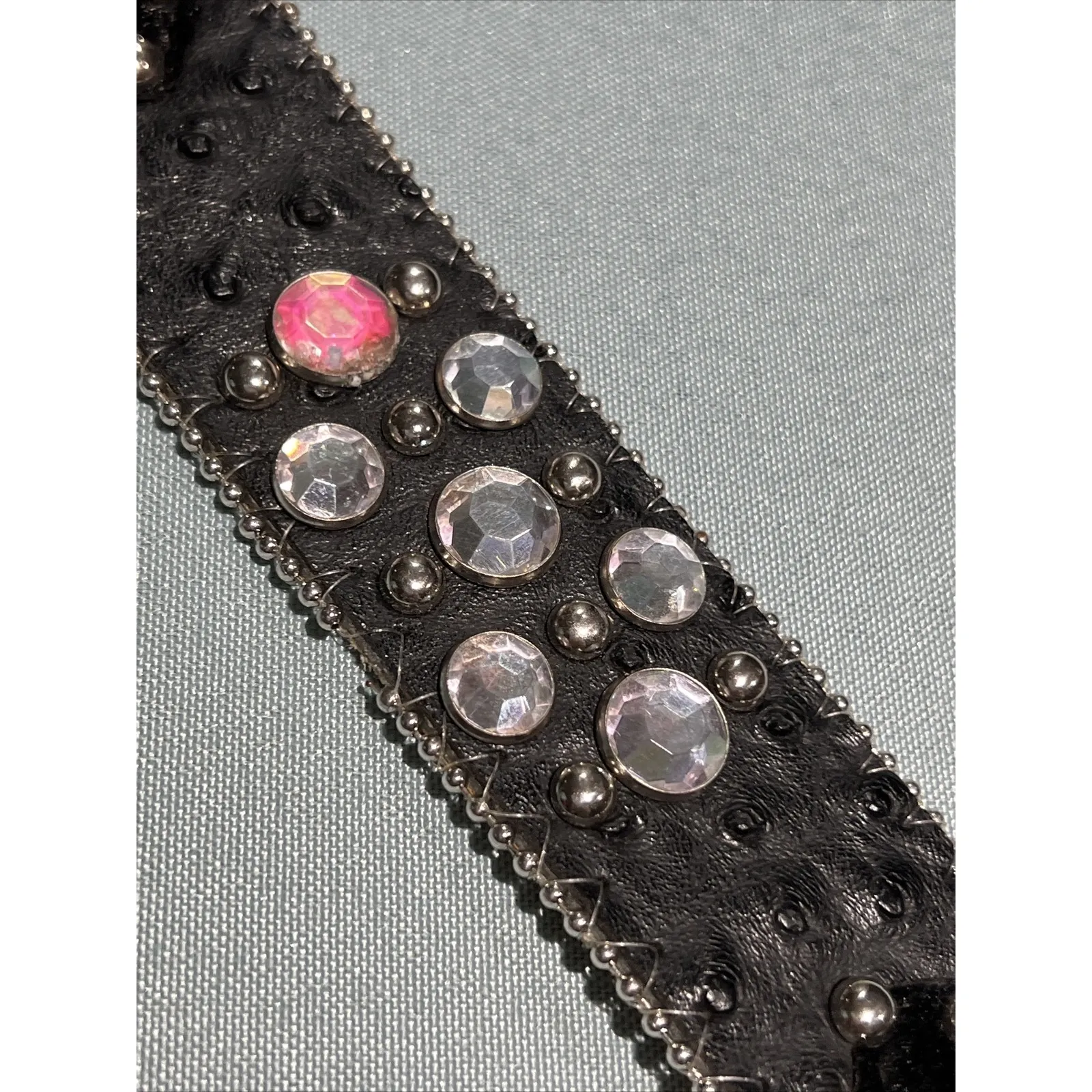 Barrel Racing RHINESTONE Western Bling Belt - SZ Large D8 - Image 7