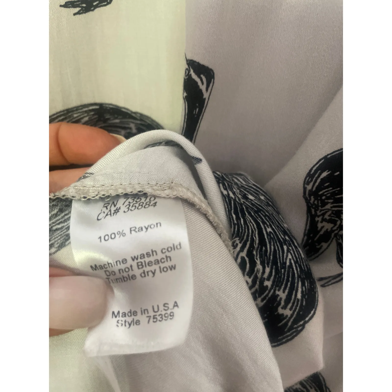 UNCLE FRANK Tropical Flamingo Print Sun Dress Size Small S BEACH VACATION - Image 4