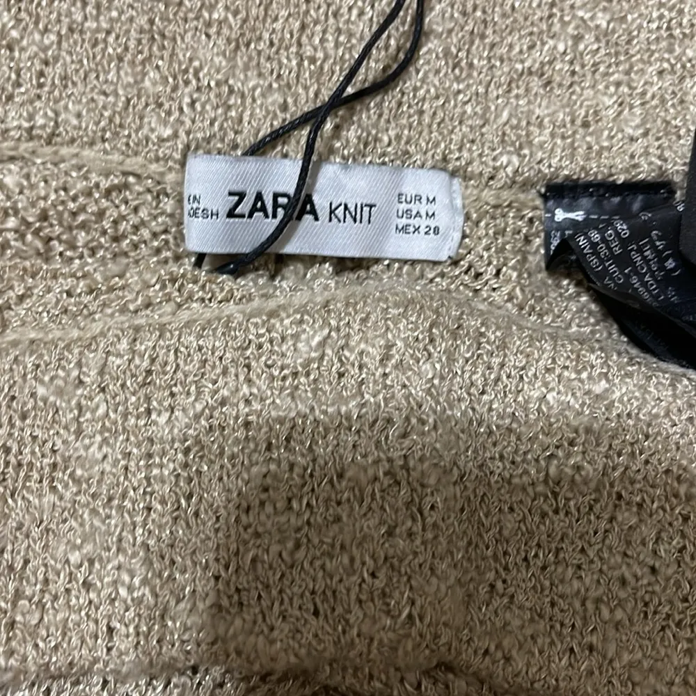 Zara Cream Wide-Leg Pants - Image 2